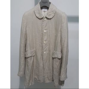 Comme Des Garçons linen coat